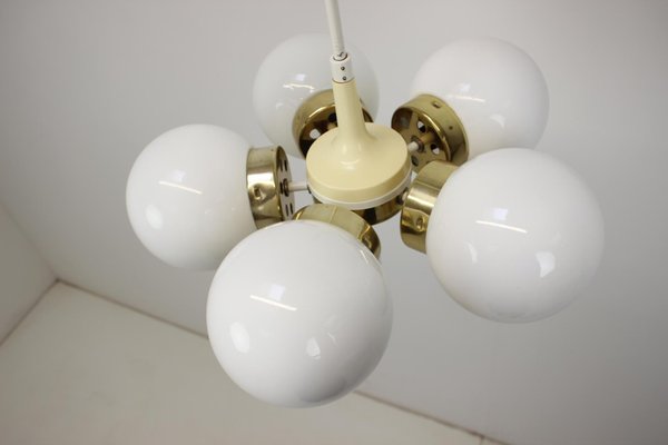 Space Age Sputnik Chandelier from Elektroinstala Decin, 1970s-TZ-1196919