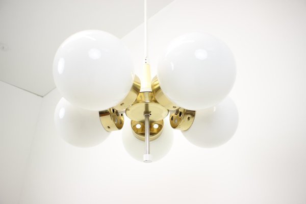 Space Age Sputnik Chandelier from Elektroinstala Decin, 1970s-TZ-1196919