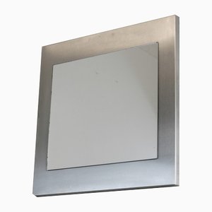 Space Age Stainless Steel Mirror, France, 1970s-MAO-1309333