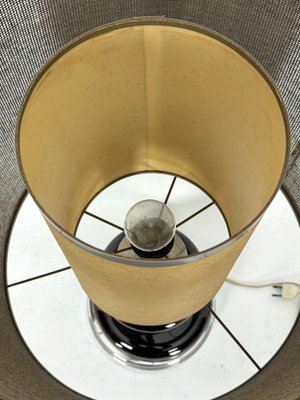 Space Age Table Lamp in Chrome and Lacquer, Italy, 1970s-OT-1822125