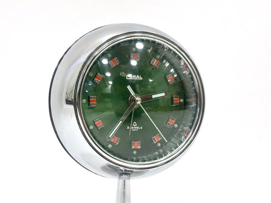 Space Age Tulip Table Clock from Coral, 1960s-ZCY-2031571