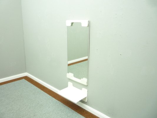 Space Age Wall Mirror & Shelf by Ernst Igl for Werndl, 1970s, Set of 2-UG-1315301