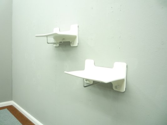 Space Age Wall Shelves by Ernst Igl for Werndl, 1970s, Set of 2-UG-1315270