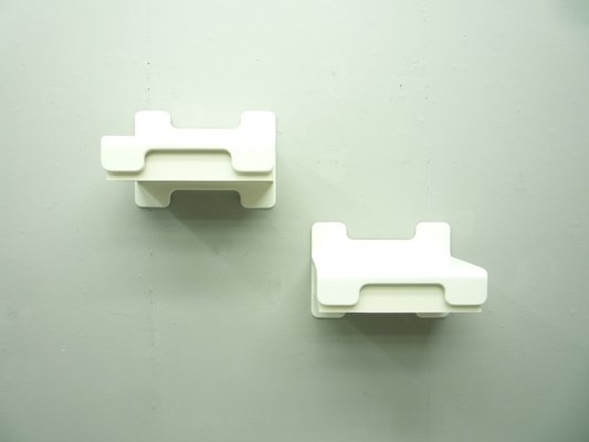 Space Age Wall Shelves by Ernst Igl for Werndl, 1970s, Set of 2-UG-1317086