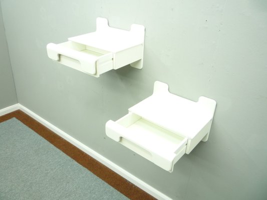 Space Age Wall Shelves by Ernst Igl for Werndl, 1970s, Set of 2-UG-1317086