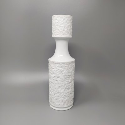 Space Age White Vase in Bavarian Porcelain, Germany, 1970s-QGR-953525