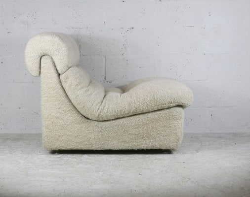 Space Age Wool Lounge Chair, France, 1970-MAO-1135104