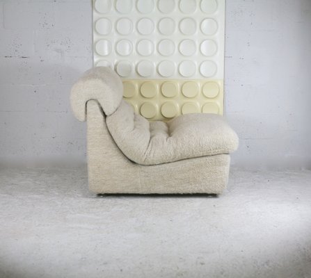 Space Age Wool Lounge Chair, France, 1970-MAO-1135104