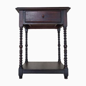 Spanish Auxiliary Table with Legs in Balls in Balls and Drawer-TCS-1780067