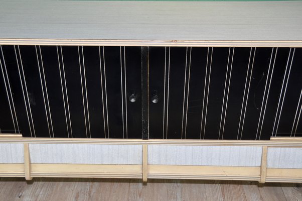 Spanish Black & White Sideboard, 1960s-ROJ-604204