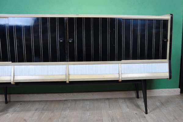 Spanish Black & White Sideboard, 1960s-ROJ-604204