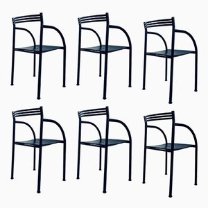 Spanish Francesca Armchairs by Philippe Starck for Baleri Italia, 1984, Set of 6-RXZ-1765635