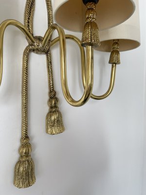 Spanish Gilt Bronze and Brass Knot Sconces from Valenti Luce, 1980s, Set of 2-FUE-1282741