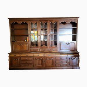 Spanish Glazed Double Cupboard with Drawers-TCS-1750249