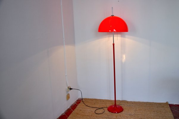 Spanish Height-Adjustable Mushroom Floor Lamp, 1970s-EJE-885084