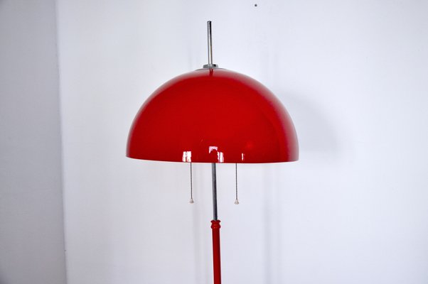 Spanish Height-Adjustable Mushroom Floor Lamp, 1970s-EJE-885084