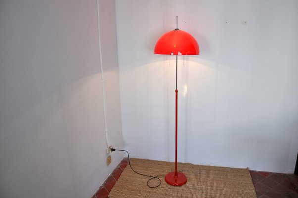 Spanish Height-Adjustable Mushroom Floor Lamp, 1970s-EJE-885084