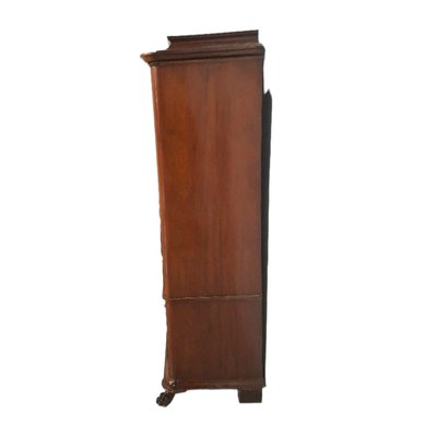 Spanish Mahogany Chest of Drawers with Upper Doors-TCS-1812904