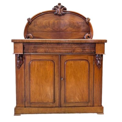 Spanish Mahogany Dressing Chest with Drawer and Doors, Late 19th Century-TCS-1817777