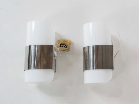 Spanish Methacrylate Wall Lamps from Metalarte, 1980s, Set of 2-UQV-900064