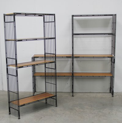 Spanish Modular MULTI STRUX Shelves from Multimueble, 1960s, Set of 19-NE-951026