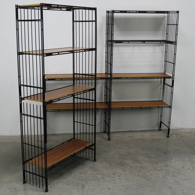 Spanish Modular MULTI STRUX Shelves from Multimueble, 1960s, Set of 19-NE-951026