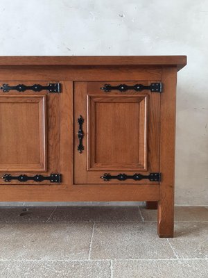 Spanish Oak Credenza, 1940s-TDA-1376325