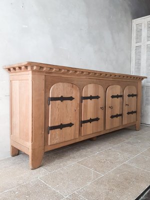 Spanish Oak Credenza, 1940s-TDA-1376324