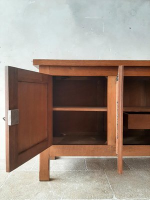 Spanish Oak Credenza, 1940s-TDA-1376325