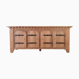 Spanish Oak Credenza, 1940s-TDA-1376324