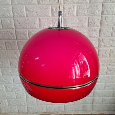 Spanish Red Hanging Lamp, 1960s-FRB-1762976