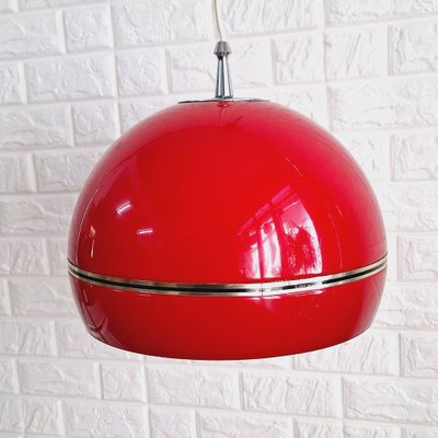 Spanish Red Hanging Lamp, 1960s-FRB-1762976