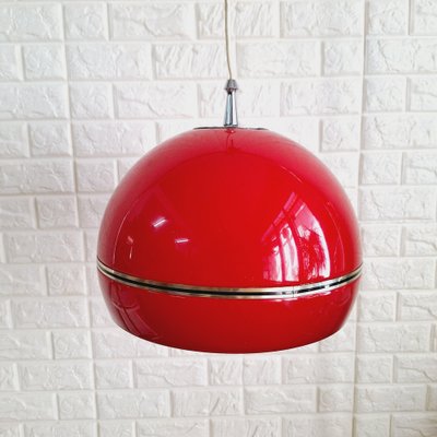 Spanish Red Hanging Lamp, 1960s-FRB-1762976