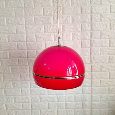 Spanish Red Hanging Lamp, 1960s-FRB-1762976