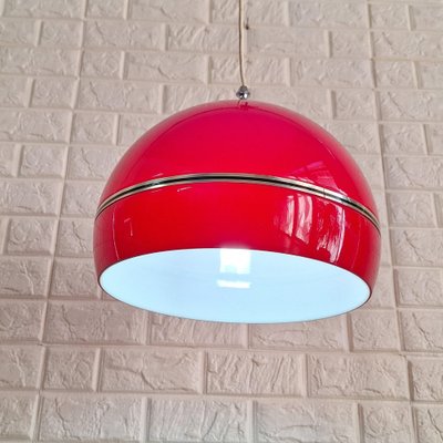 Spanish Red Hanging Lamp, 1960s-FRB-1762976