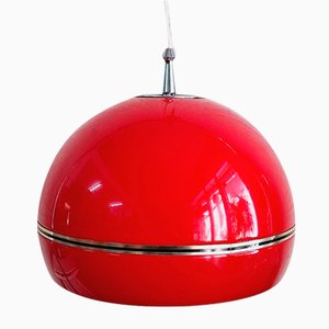 Spanish Red Hanging Lamp, 1960s-FRB-1762976