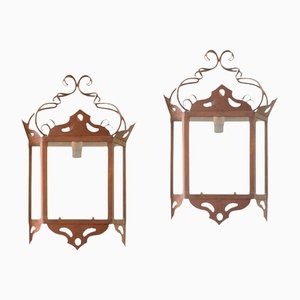 Spanish Sconces in Wrought Iron, Set of 2-TCS-1319829