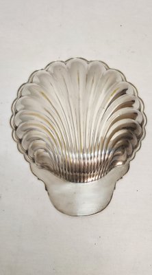 Spanish Shell-Shaped Brass Tray, 1970s-RGF-1336849