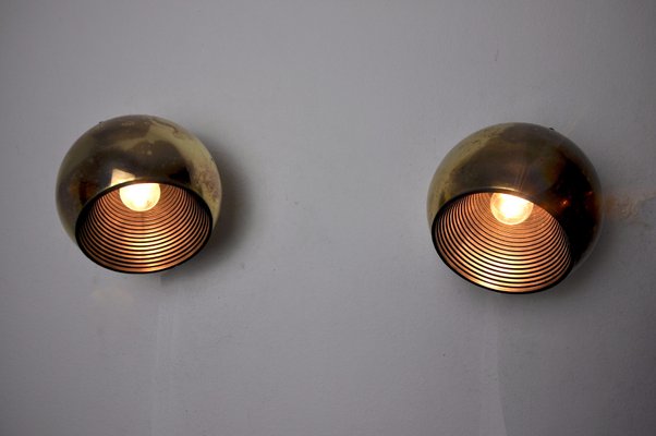 Spanish Space-Age Sconces from Fase, 1970s, Set of 2-EJE-1327991