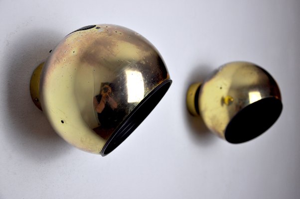 Spanish Space-Age Sconces from Fase, 1970s, Set of 2-EJE-1327991