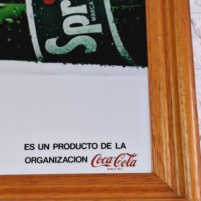 Spanish Sprite Mirror Advertising Sign, 1980s-FRB-1797449