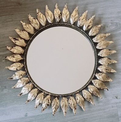 Spanish Sun Wall Mirror in Metal-LLP-1705650