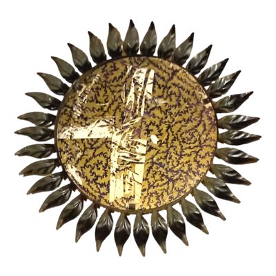 Spanish Sun Wall Mirror in Metal-LLP-1705650