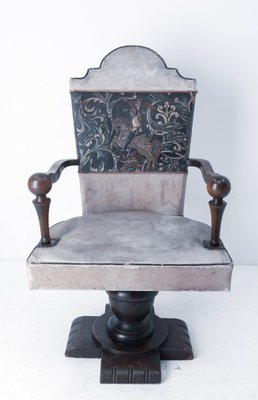 Spanish Swivel Desk Armchair, 1940s-RIU-1141770