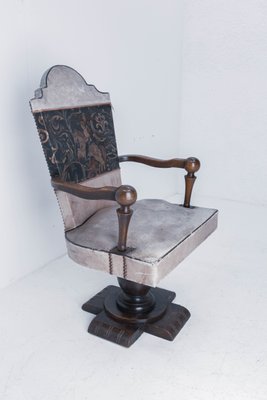 Spanish Swivel Desk Armchair, 1940s-RIU-1141770