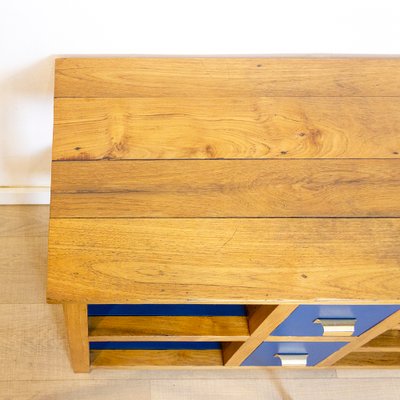 Spanish TV Console in Teak Wood, 1970s-CQZ-1284216