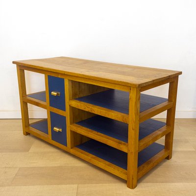 Spanish TV Console in Teak Wood, 1970s-CQZ-1284216