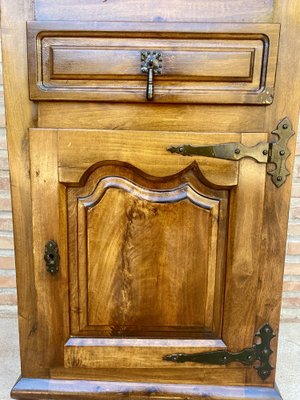 Spanish Walnut Chest with Drawer and Door, 1930s-NOU-1819556