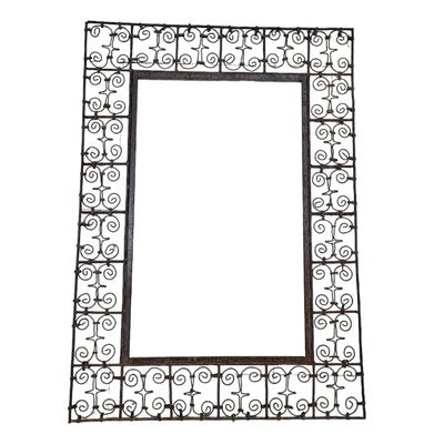 Spanish Wrought Iron Mirror Frame-TCS-1780680