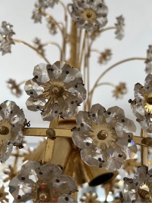 Sparkling Floreal Murano Chandelier, 1980s-OVO-1732647